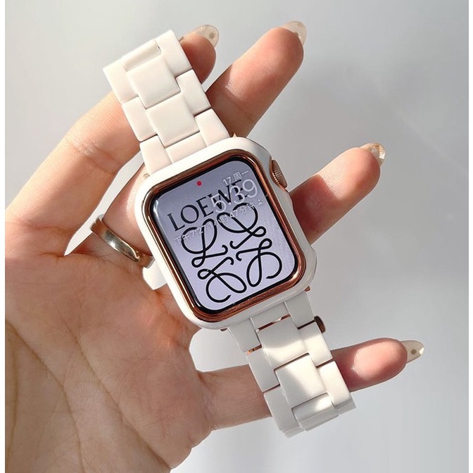 Dây Đeo Thay Thế Bằng Resin Cho Đồng Hồ Thông Minh Apple watch series 8 / 7 / SE / 6 5 4 3 2 1 41MM 45MM 38mm 40mm 42mm 44mm