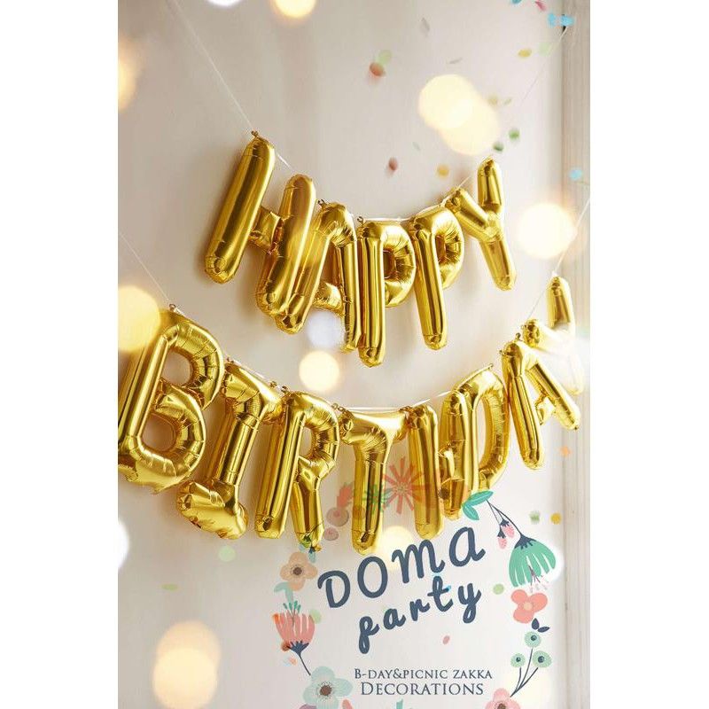 Bóng chữ Happy birthday