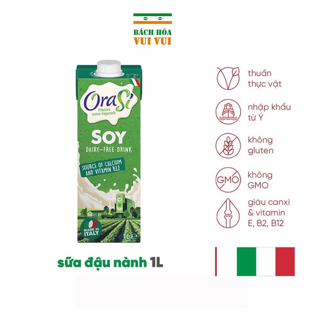 Thực phẩm bổ sung sữa gạo rice plain orasi 1l giàu chất dinh dưỡng tốt cho - ảnh sản phẩm 1