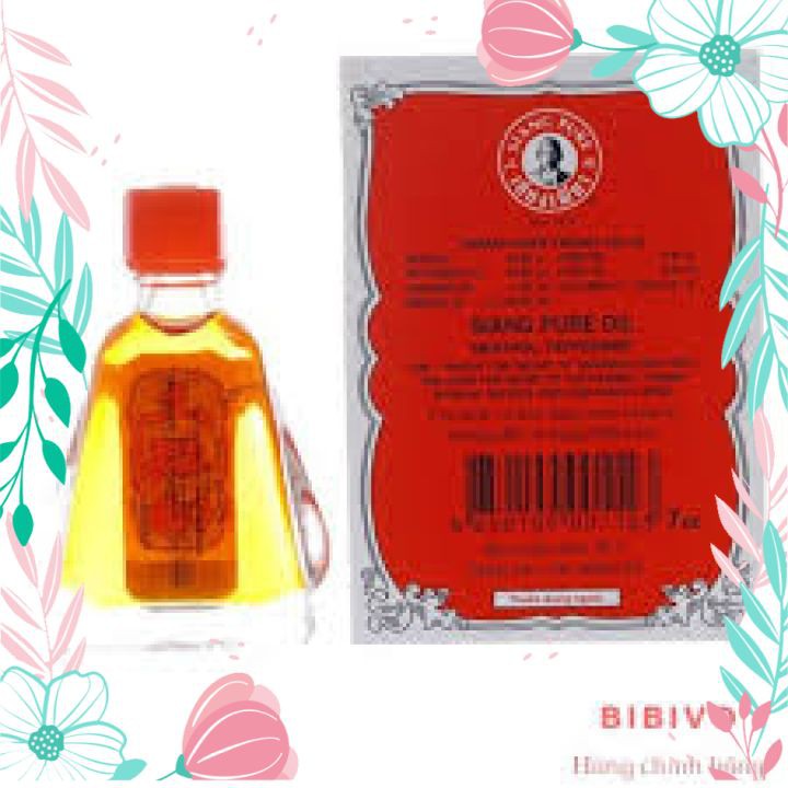 ( Cam Kết Chính Hãng) Dầu Gió Thái Nước Vàng Siang Pure Oil