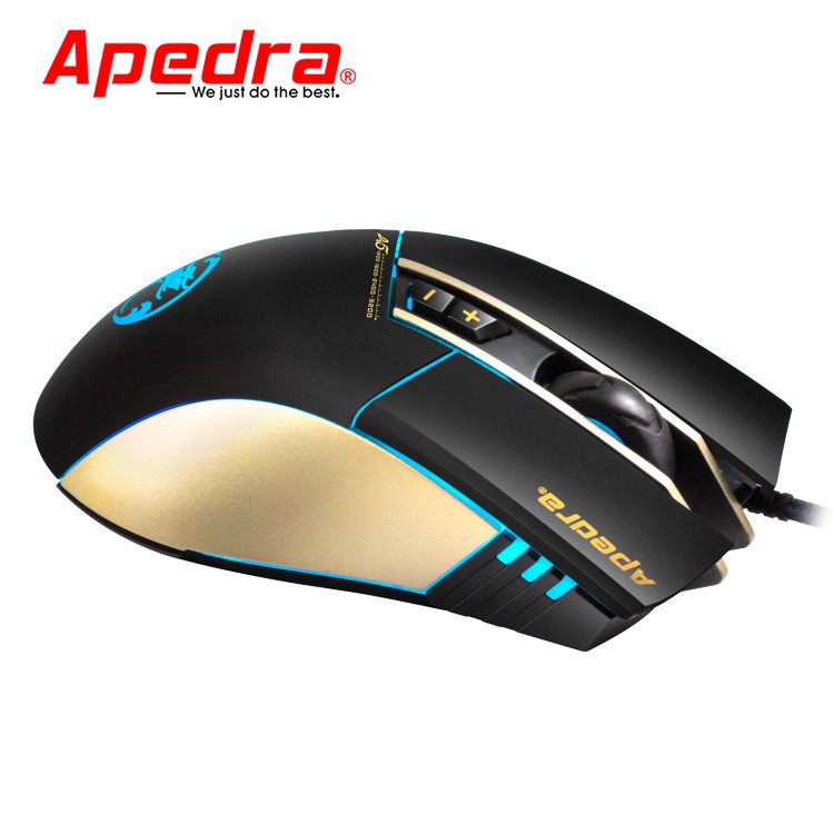 Mouse Gaming APEDRA A5 Dây dù - Led 7 màu