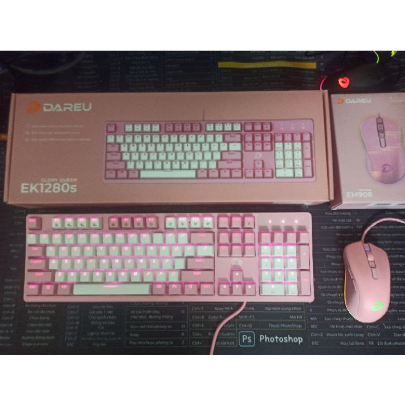 Bàn phím cơ 2nd Dareu Ek1280s Multi Led