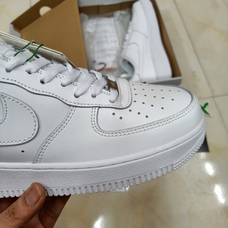 Giày Thể Thao Air Force 1 Trắng Lót Xám Cao Cấp