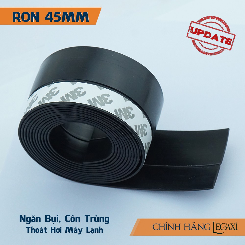 Combo 10 mét ron Loại Cải Tiến dán chân cửa rộng 45mm - Chống muỗi gián, côn trùng