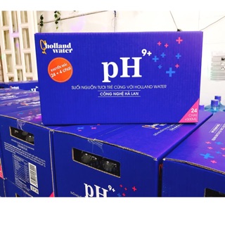 thùng 24 chai Nước khoáng tinh khiết kiềm Holland Water Hà Lan 500ml