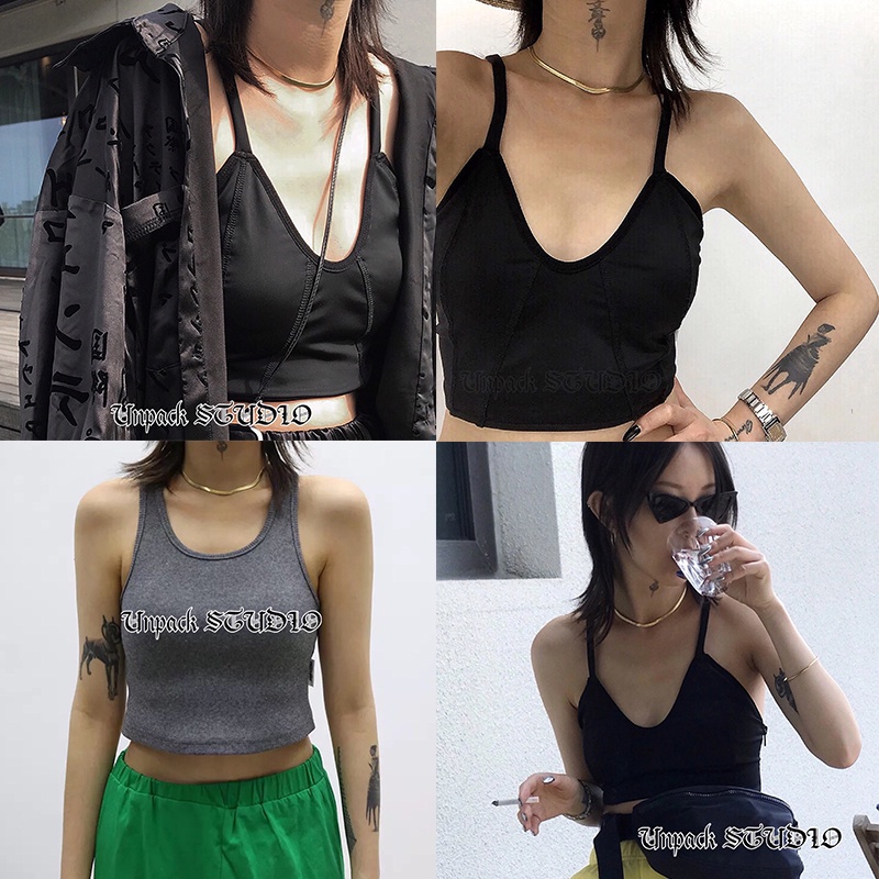 Vòng cổ Nam Nữ đơn giản Chuỗi xương đòn Phong cách Âu Mỹ Màu vàng Phụ kiện Làm bằng tay VC-055