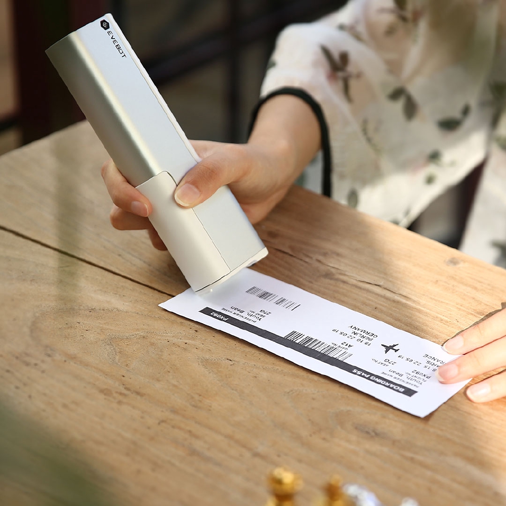 Bút in di động EVEBOT Mini Kết nối WIFI Android / iOS Pin 1200mAh Loại-C | BigBuy360 - bigbuy360.vn