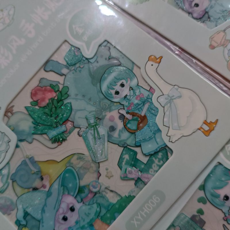 Bìa 20 bộ hình dán Sticker anime cổ trang phương tây siêu đẹp