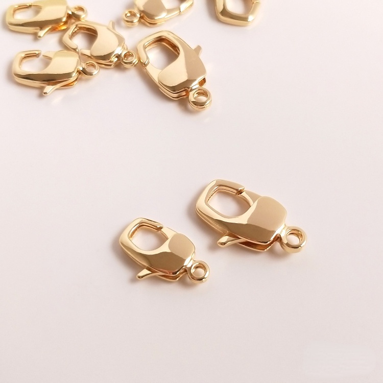 Kẹp Càng Cua Bằng Đồng 14K Màu Vàng Đồng Làm Phụ Kiện Vòng Tay/Dây Chuyền diy