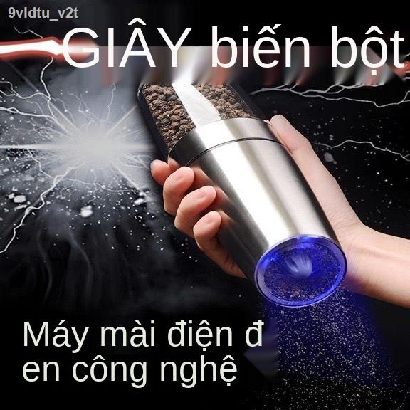 【2021】Máy xay tiêu cảm ứng điện của Đức đen muối biển thịt nướng gia đình trắng phương tây
