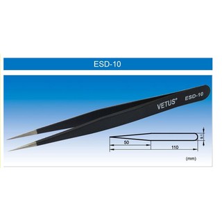 Kẹp Nhíp Linh Kiện Loại Tốt VETUS Thẳng