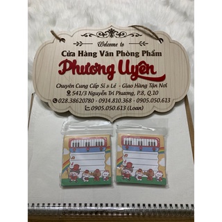 🔹 Giấy Note Ghi Chú Hình Thú Cute