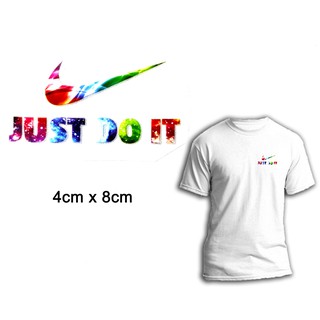 Miếng ủi truyền nhiệt offset dán quần áo logo n.i.k.e just do it