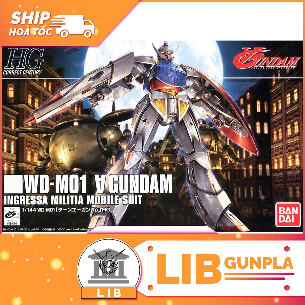 [Nhập khẩu từ Nhật Bản - cho Newbie] Mô hình lắp ráp Gundam HG CC Turn A Gundam