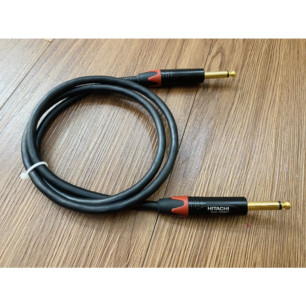 Dây tín hiệu âm thanh 2 đầu 6 ly Hitachi Bãi Nhật dành cho bộ thu Micro không dây âm cực hay