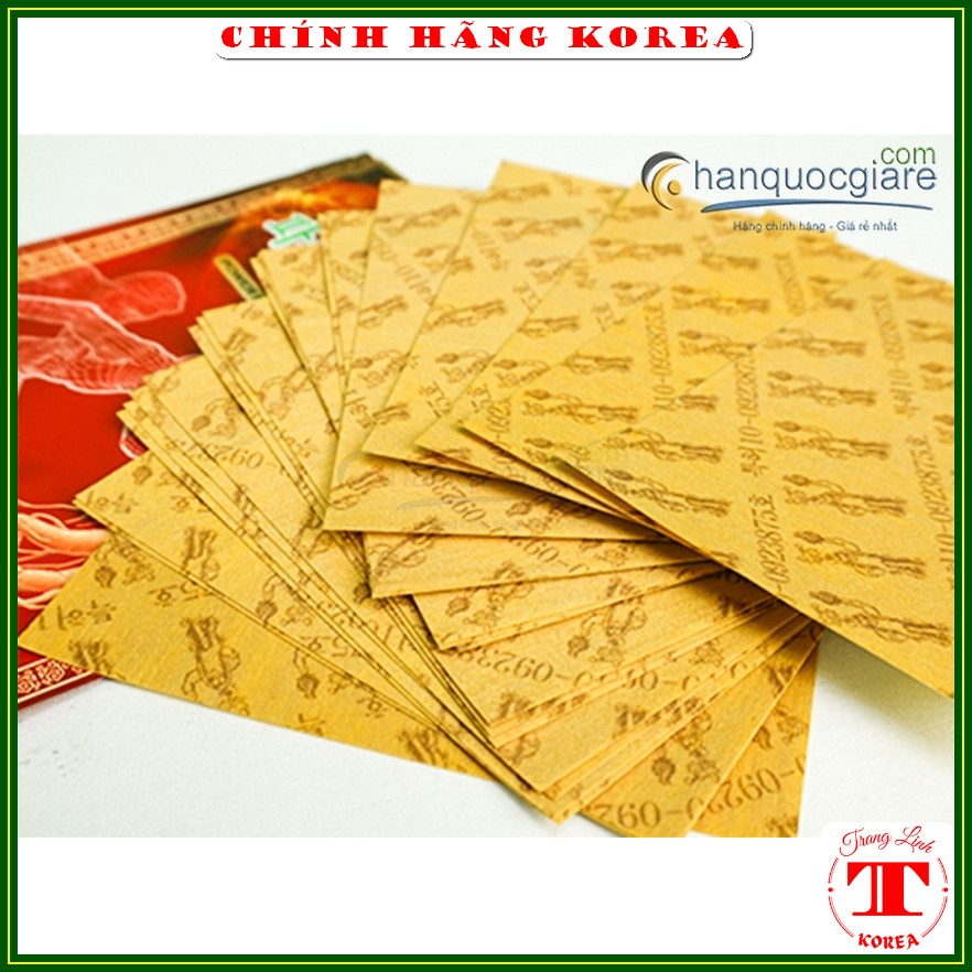 Cao dán hồng sâm hàn quốc Power đỏ, gói 20 miếng - Cao dán sâm chính hãng Korea, tranglinh