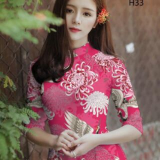 Vải áo dài mẫu mới