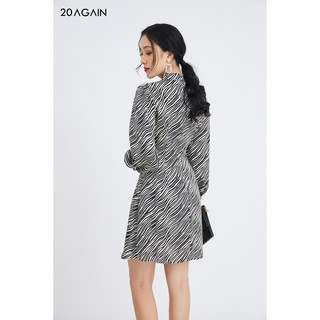 Đầm xòe dài tay cổ nơ - 20 Again - DEC0060