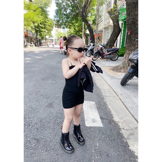 Váy Body 2 Dây Cho Bé Gái Đơn Giản Mà Sang Chảnh