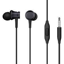 Tai nghe nhét tai cách âm Xiaomi Piston Lite 2017 jack 3.5mm có mic vỏ nhôm nguyên khối Black [ Bốp Store New ]