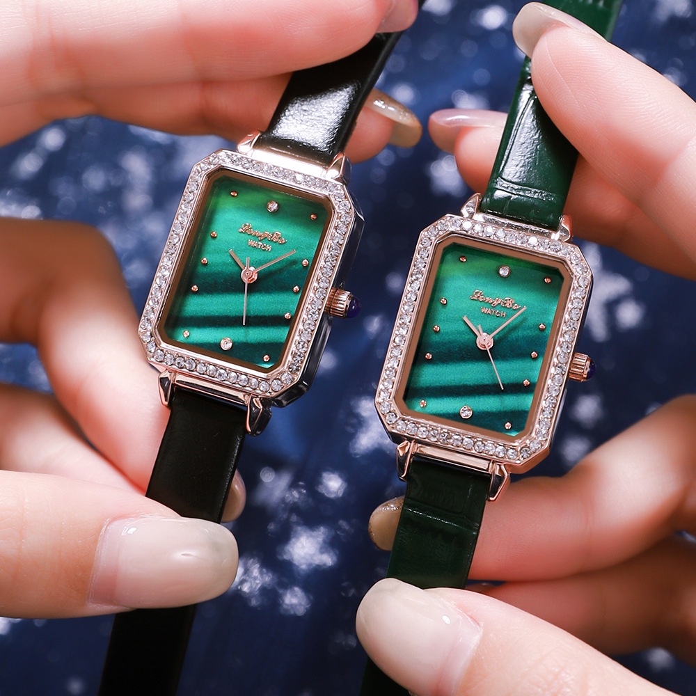 Longbo Longbo 83143 brand watch women's best selling online celebrity small green watch explosions live quartz watch women's watches.