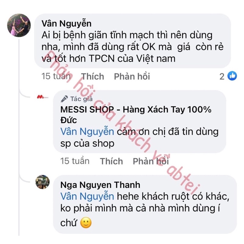 Abtei - Cho những ai giãn tĩnh mạch ở Chân- Hàng Đức