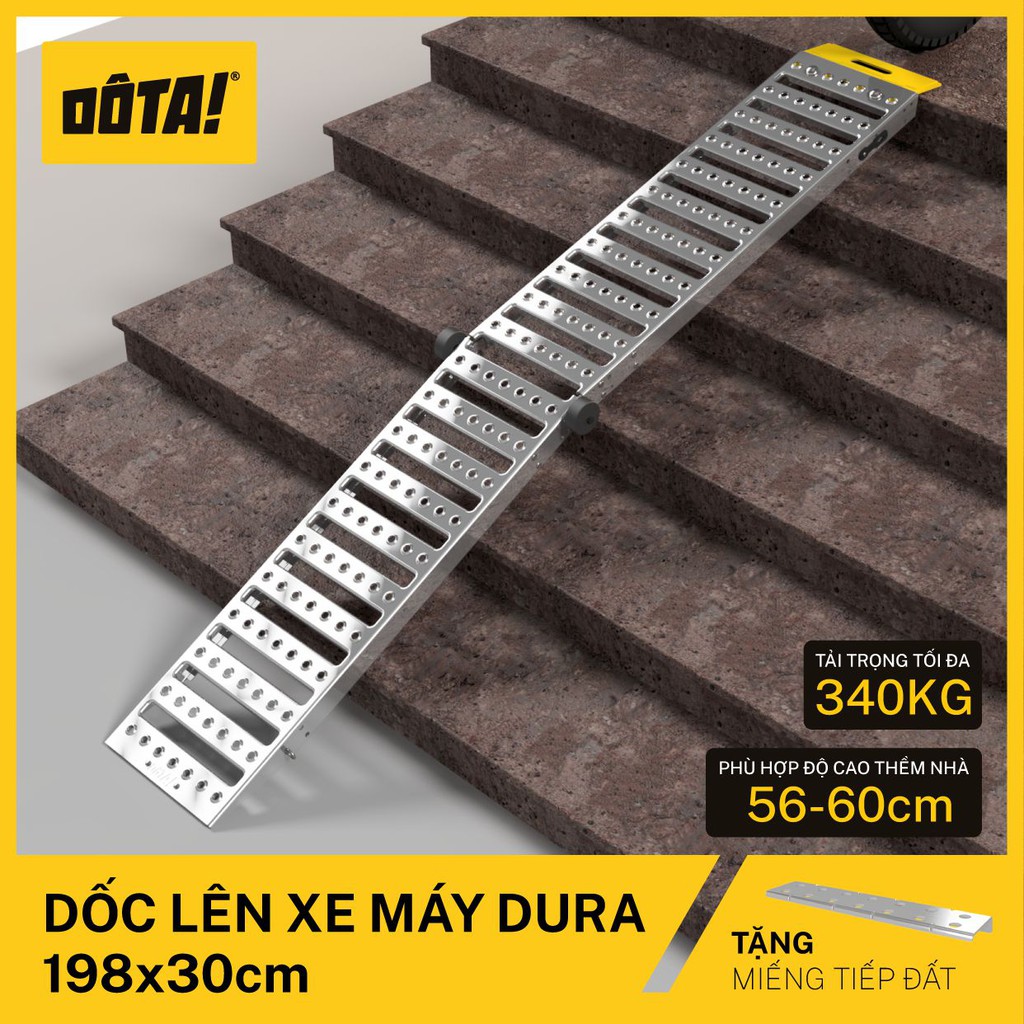 Dốc Lên Xe Máy (Cầu Dắt Xe Máy) DÔTA! DURA 198x30CM