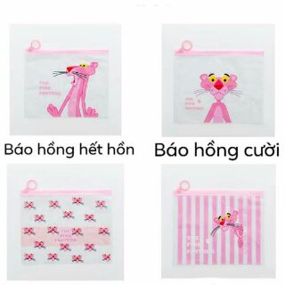Túi zip báo hồng 🐮🐮