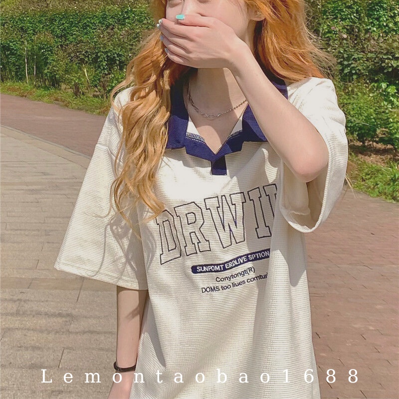 Áo Phông Ngắn Tay Dáng Rộng S M L Nam Nữ Unisex