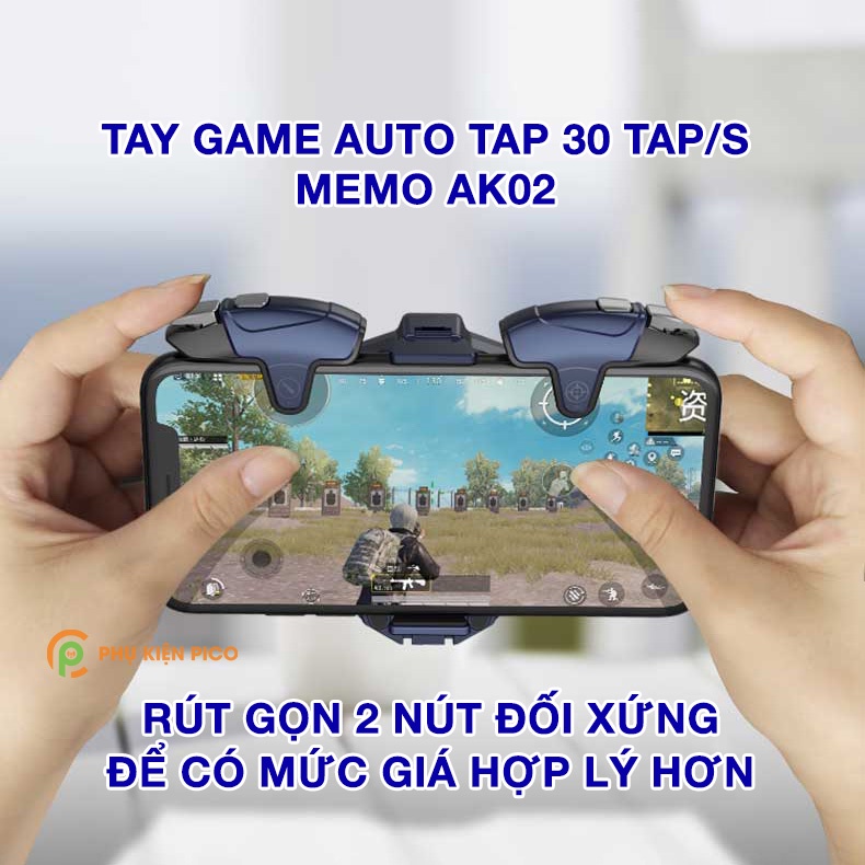 Nút Bắn PUBG Mobile Memo AK05 / Memo AK02 AUTO TAP 30 Nhịp/giây Nút chơi game auto tap dành cho game FPS Freefire