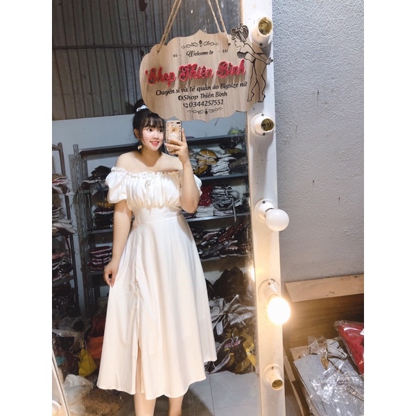 VÁY XẺ TÀ FORM DÀI BIGSIZE By Thiên bình