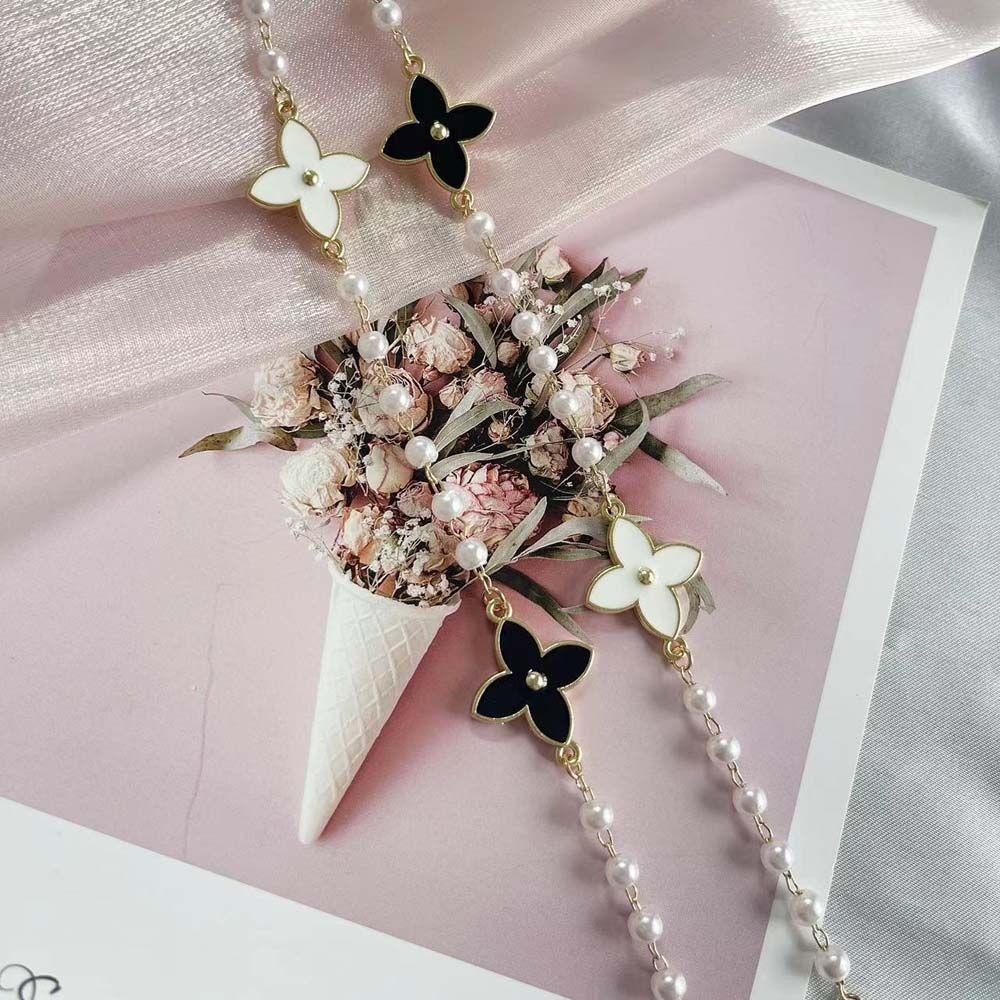 Dây Đeo Mắt Kính Hình Hoa Thanh Lịch Cho Nữ