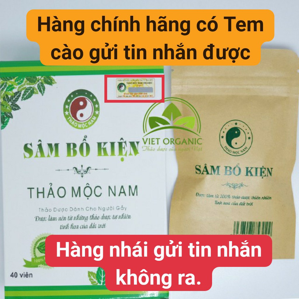 [HÀNG CHÍNH HÃNG] Sâm Bổ Kiện Thảo Mộc Nam - TĂNG CÂN HIỆU QUẢ | Thế Giới Skin Care