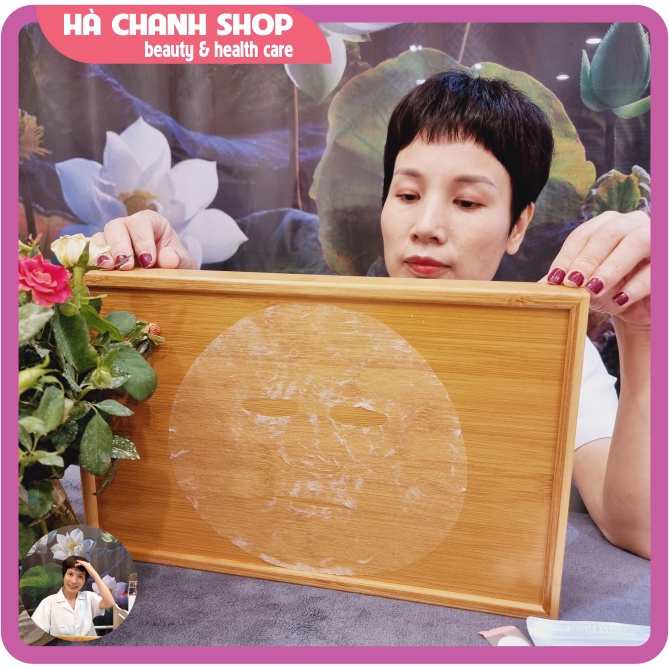 Mặt Nạ Màng Lụa Siêu Mỏng Gói 50 Viên Mặt Nạ Nén Viên Kẹo Đắp Lotion Tiện Dụng Sử Dụng Cùng Nước Hoa Hồng Toner Serum