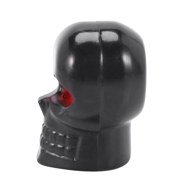 1 Cặp Ốc Vít Gắn Biển Số Xe Máy Màu Đen Hình Đầu Lâu