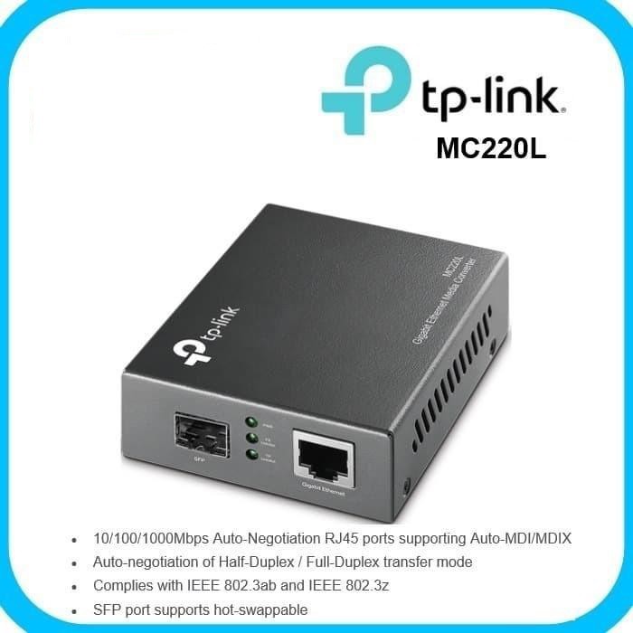 Bộ chuyển đổi quang điện TP-Link MC220L SFP Gigabit. Chính hãng, BH 24 tháng