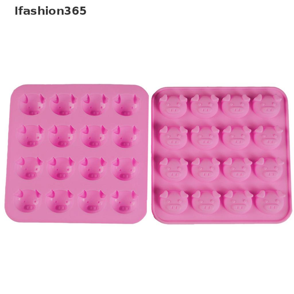 Khuôn Silicon Làm Đá / Sô Cô La / Kẹo Đường Hình Chú Heo 365