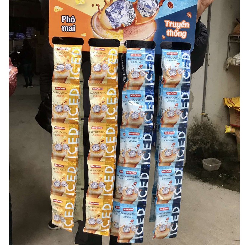 Cà phê Phố Capuchino hương vị truyền thống, phô mai Maccoffe