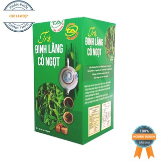 Trà Đinh lăng Cỏ ngọt Trường Ái (50 túi lọc) - Giúp ăn ngon, ngủ ngon, kéo dài tuổi thọ