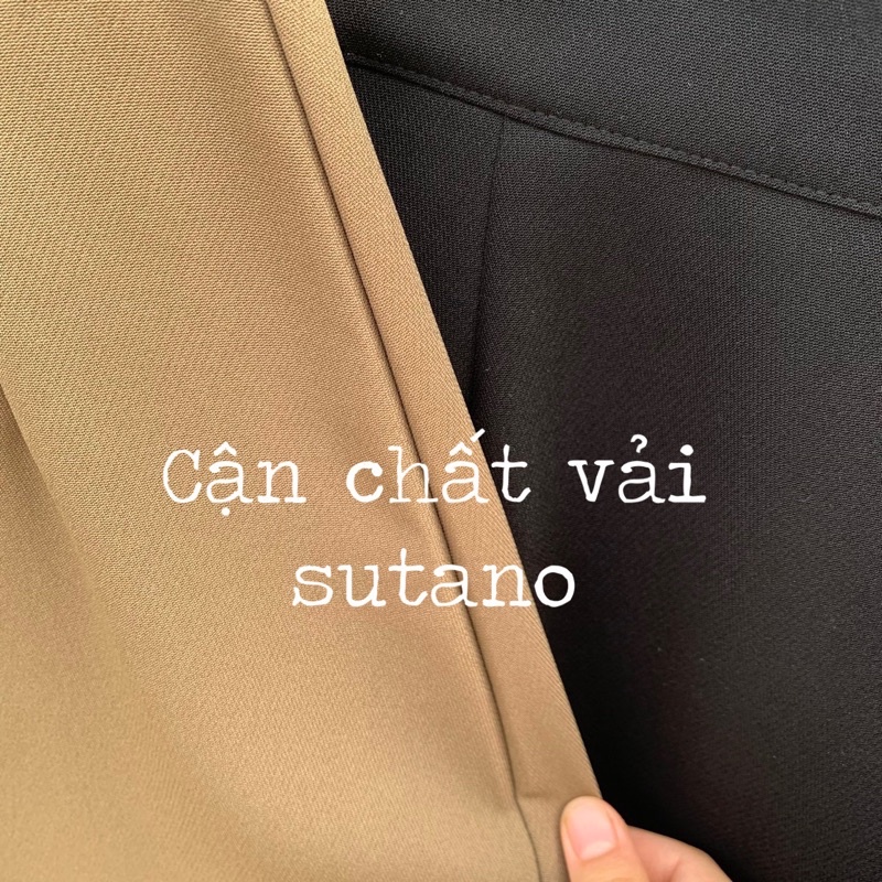 Chân váy dài midi chữ A xả sau chất tuyết mưa cao cấp CV518 SUTANO | BigBuy360 - bigbuy360.vn