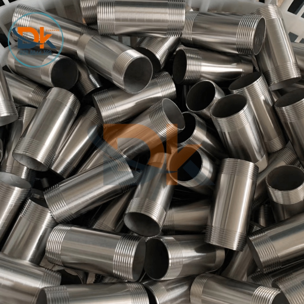 Ống ren inox 304 – Ống 2 đầu ren ngoài dài 100mm