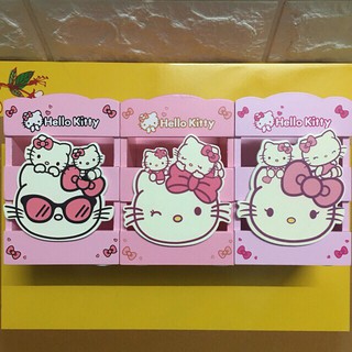 Hộp cắm bút gỗ để bàn học hình Hello Kitty màu hồng chất lượng tốt .
