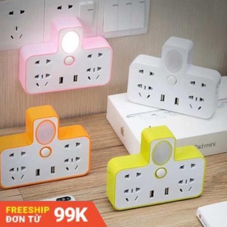 J7 Ổ cắm điện đa năng kèm đèn ngủ