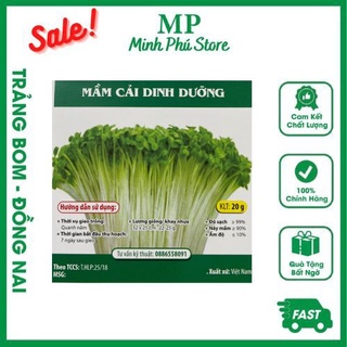 Mầm cải dinh dưỡng - 20g - hạt giống hoá nông chịu nhiệt trồng quanh năm nảy mầm tốt năng suất cao