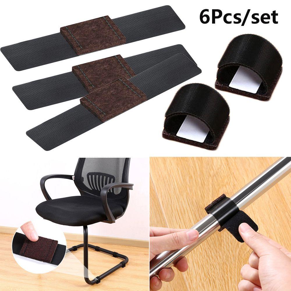 Set 6 Đệm Lót Chân Ghế Chống Trượt Hình Chữ U