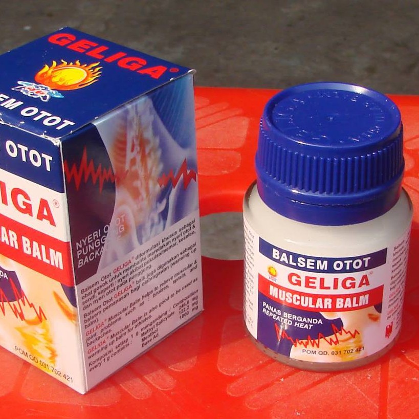 Dầu Cù Là Lửa GELIGA MUSCULAR BALM Indonesia 40G