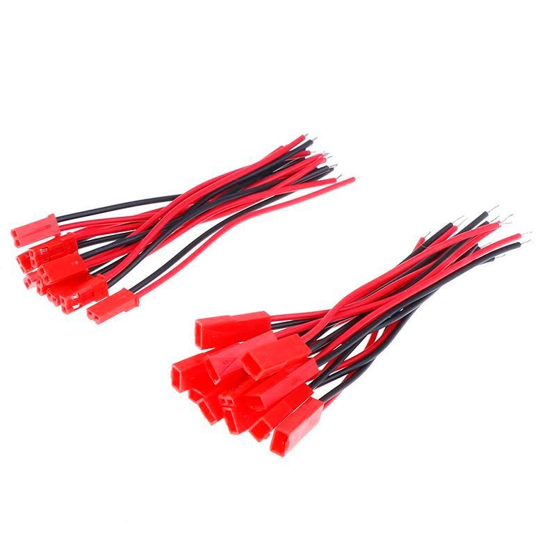 Set 10 cặp dây cáp kết nối 2 pin Male Female 22 awg cho pin RC
