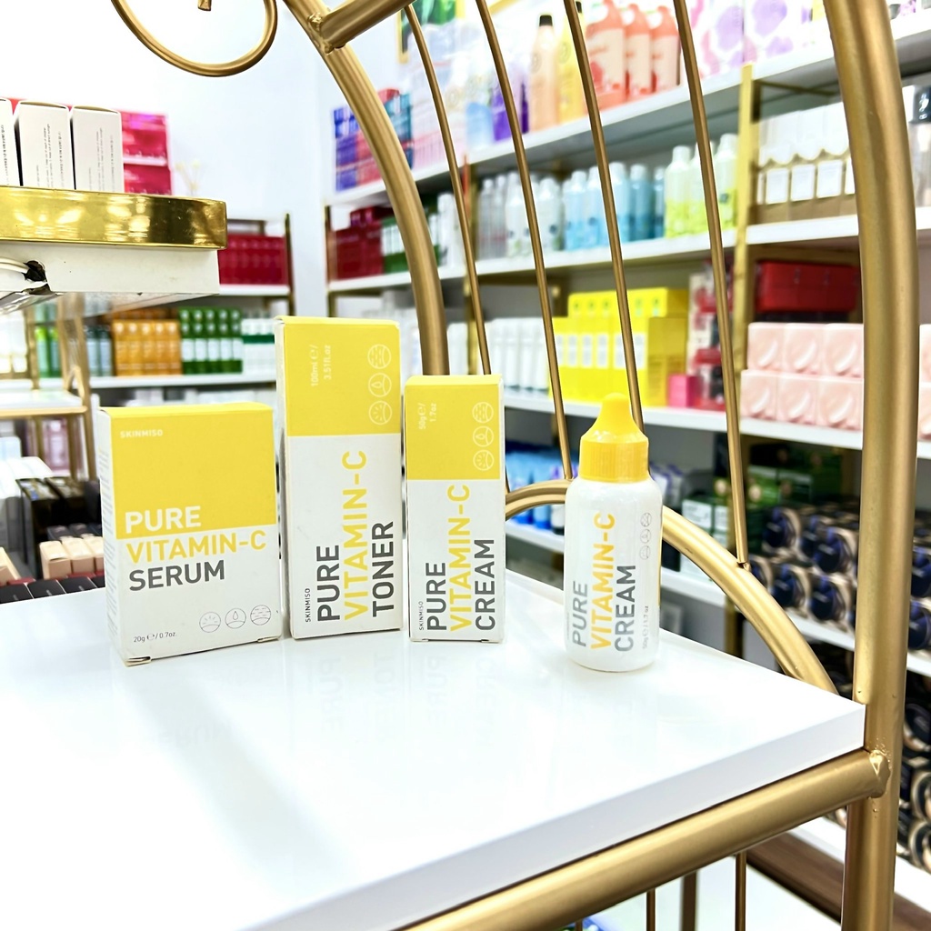 (CÓ BILL) Bộ Sản Phẩm Làm Trắng Da SKINMISO Pure Vitamin C