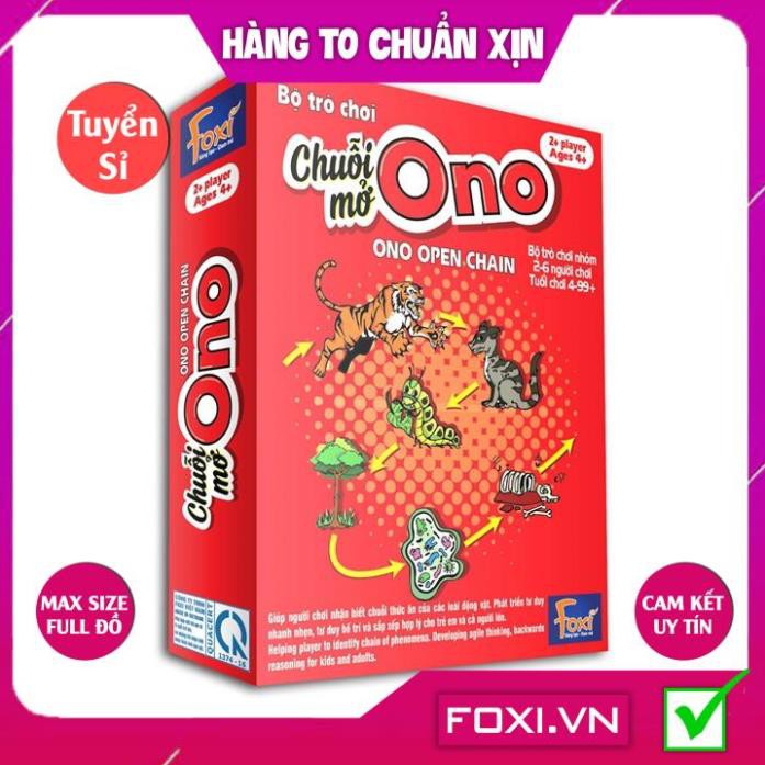 [FREESHIP HÀNG ĐẸP] Board game-Flashcard-Chuỗi Ono Foxi-đồ chơi trẻ em-thẻ thông minh-tư duy-vui nhộn-ghi nhớ logic.