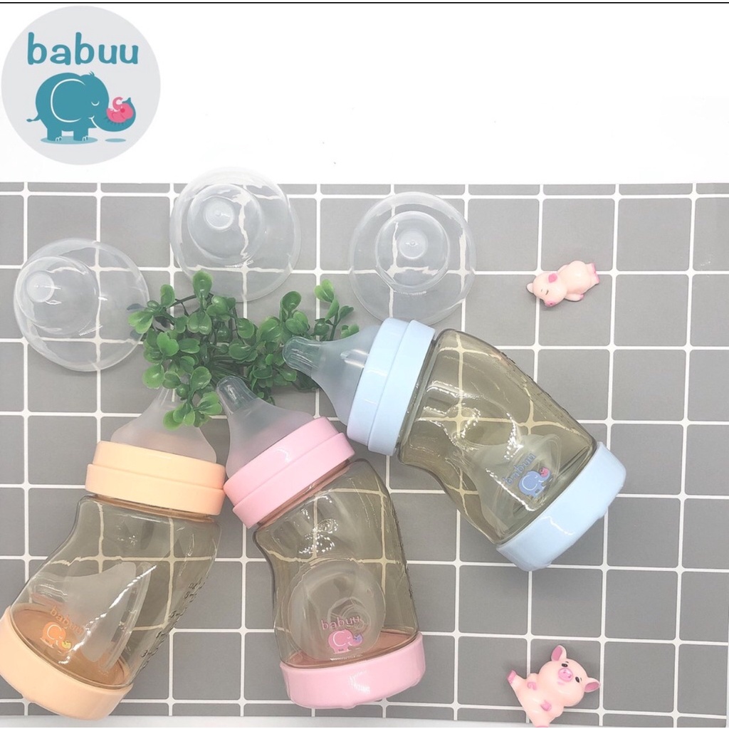 Bình sưa cổ nghiêng Babu 270ml